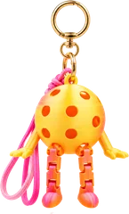 Pickleball Mascot Charm