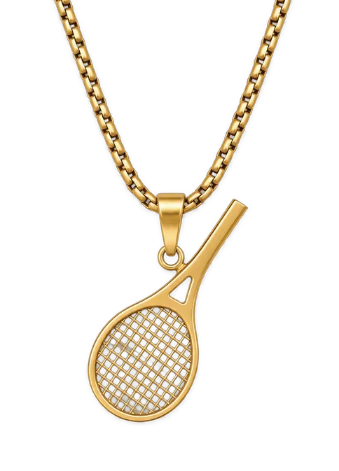 Tennis Racket Necklace