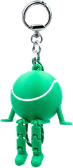 Tennis Mascot Charm